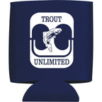 Collapsible Can Cooler, 12 oz - Navy Blue - Front