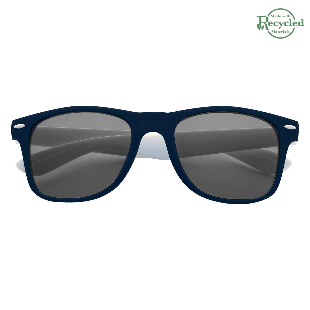 Colorblock Malibu Sunglasses in Full Color - NAVWHT_Front