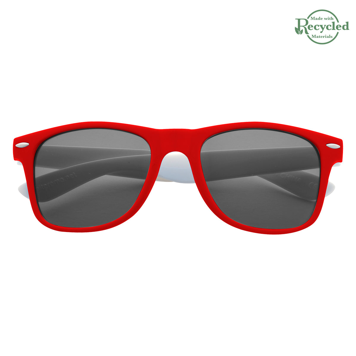 Colorblock Malibu Sunglasses in Full Color - REDWHT_Front