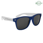 Colorblock Malibu Sunglasses in Full Color - Silk Screen