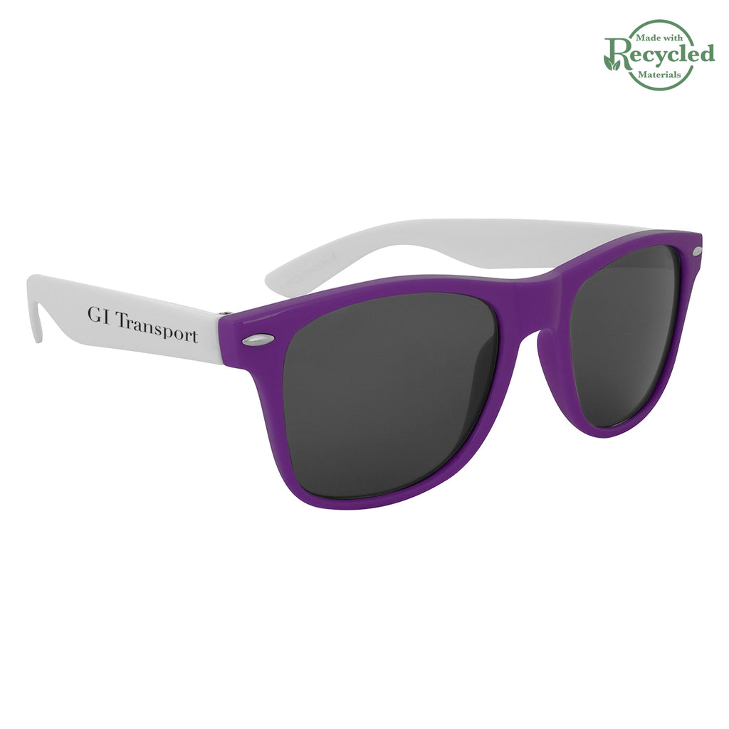 Colorblock Malibu Sunglasses in Full Color - Silk Screen