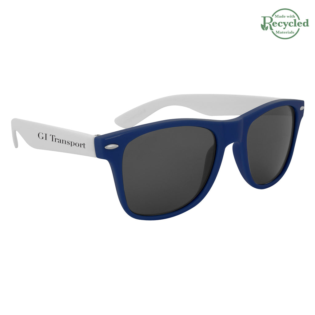 Colorblock Malibu Sunglasses in Full Color - Silk Screen