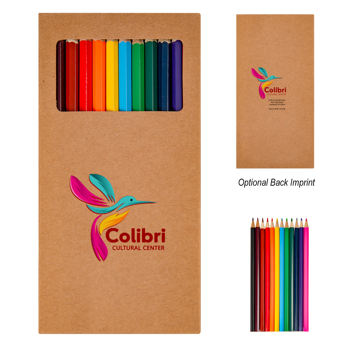 Colored Pencil Set, 12 Piece - 12-Piece Colored Pencil Set