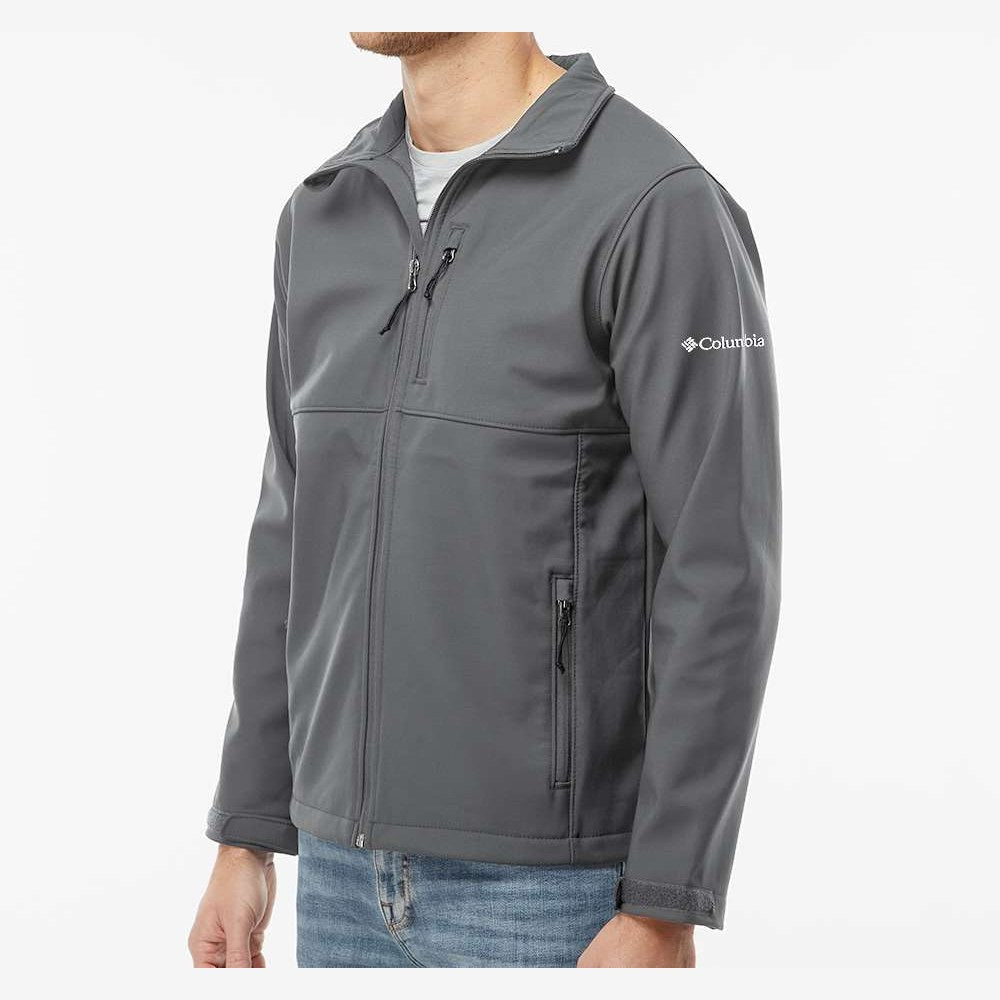 Columbia Men's Ascender™ Soft Shell Jacket Full Color - Graphite - On Model Side