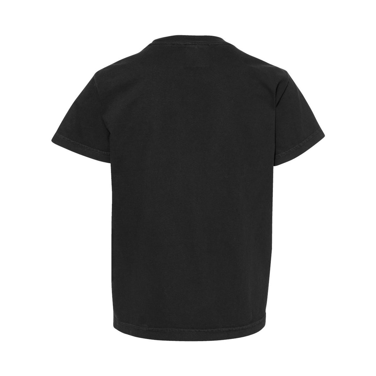 Comfort Colors Youth Garment-Dyed Heavyweight T-Shirt - Black - Back