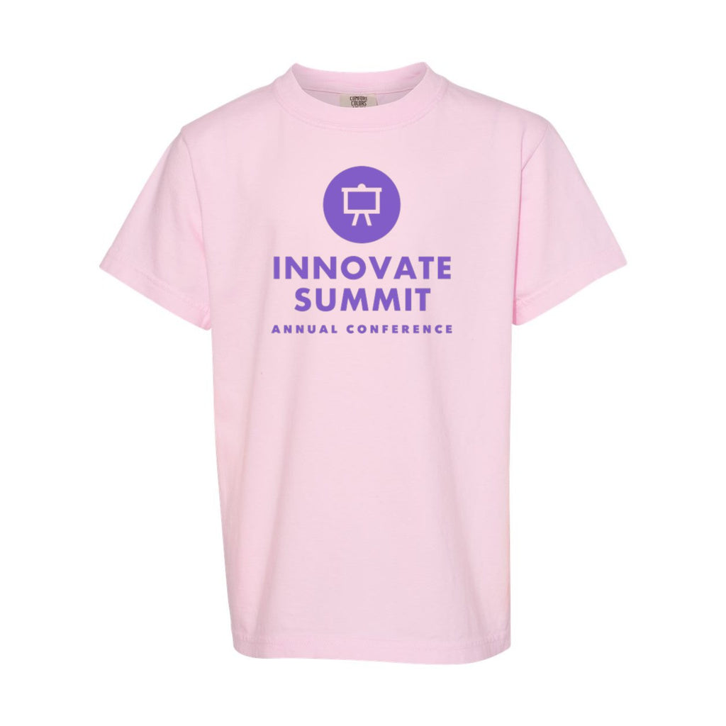 Comfort Colors Youth Garment-Dyed Heavyweight T-Shirt - Blossom - Front