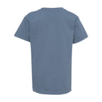 Comfort Colors Youth Garment-Dyed Heavyweight T-Shirt - Blue Jean - Back