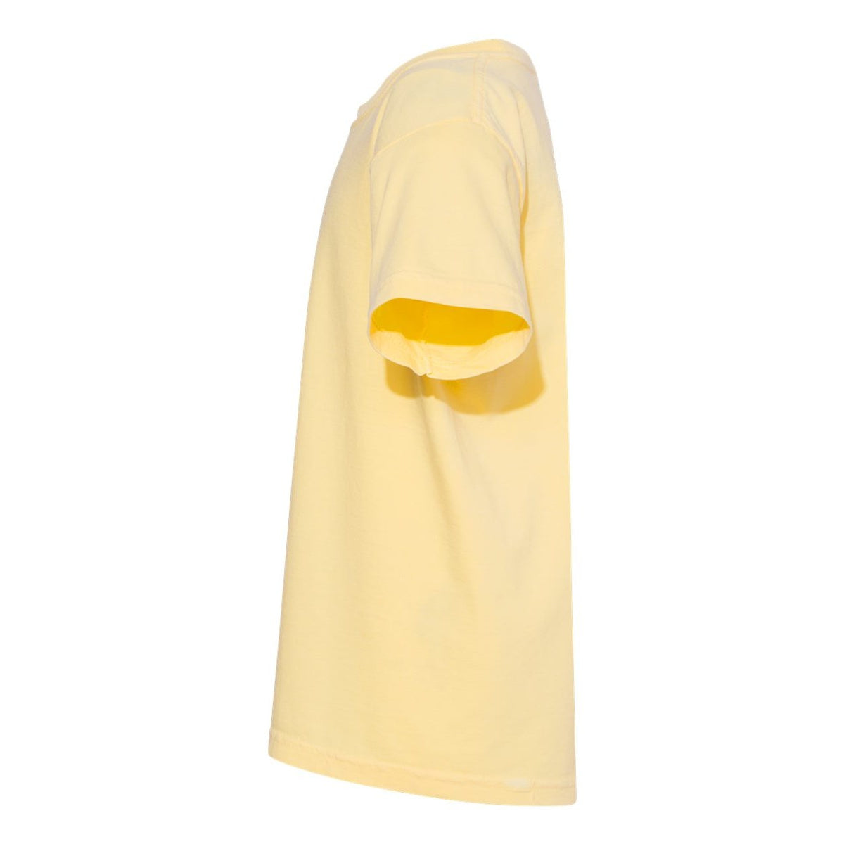 Comfort Colors Youth Garment-Dyed Heavyweight T-Shirt - Butter - Direct Side