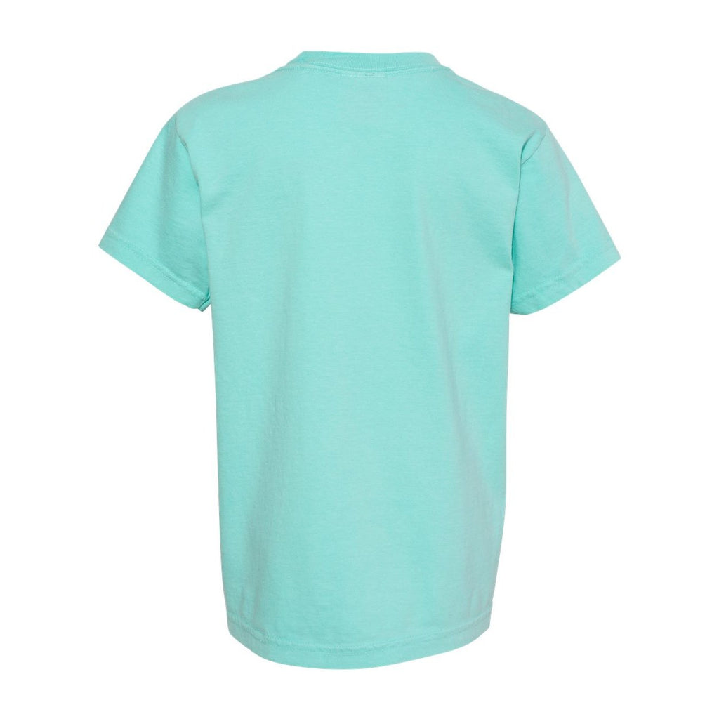 Comfort Colors Youth Garment-Dyed Heavyweight T-Shirt - Chalky Mint - Back