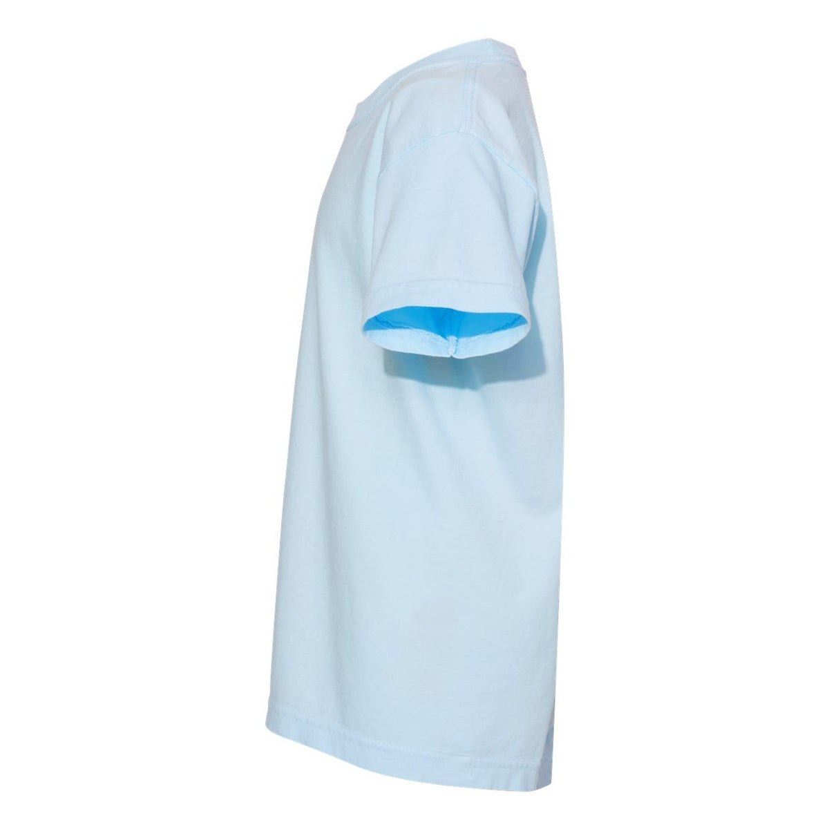 Comfort Colors Youth Garment-Dyed Heavyweight T-Shirt - Chambray - Direct Side