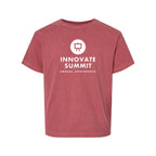 Comfort Colors Youth Garment-Dyed Heavyweight T-Shirt - Crimson - Front