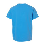 Comfort Colors Youth Garment-Dyed Heavyweight T-Shirt - Royal Caribe - Back