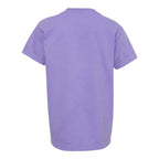 Comfort Colors Youth Garment-Dyed Heavyweight T-Shirt - Violet - Back