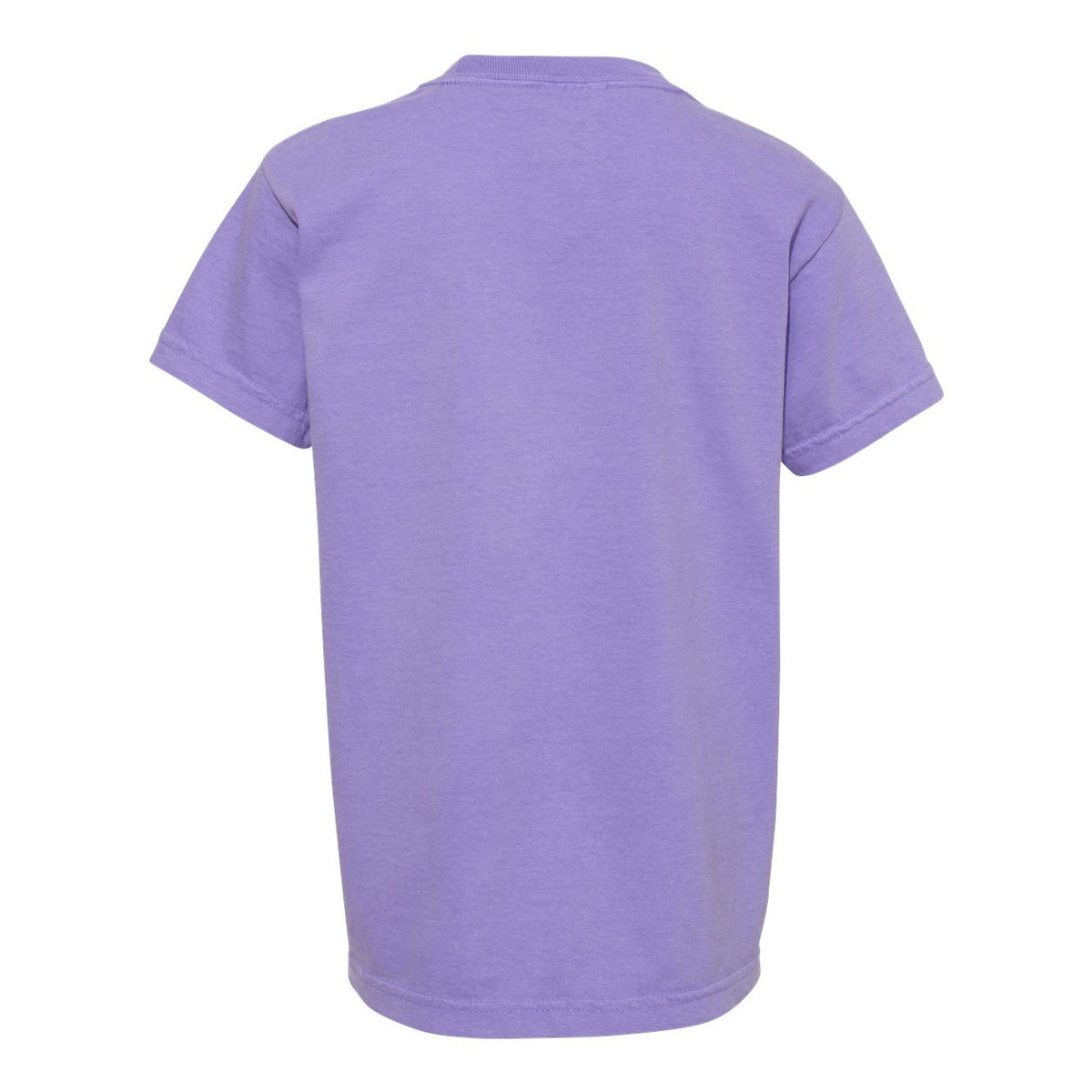 Comfort Colors Youth Garment-Dyed Heavyweight T-Shirt - Violet - Back