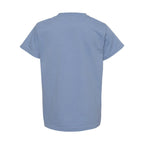 Comfort Colors Youth Garment-Dyed Heavyweight T-Shirt - Washed Denim - Back