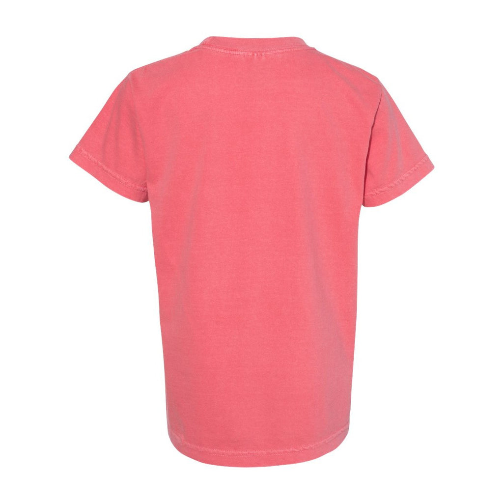 Comfort Colors Youth Garment-Dyed Heavyweight T-Shirt - Watermelon - Back