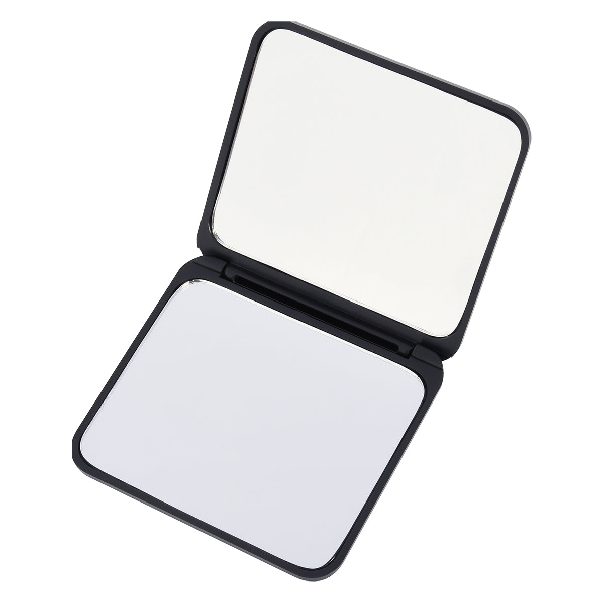 Compact Mirror That Magnifies Both Sides - Black - Inset