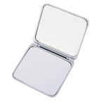 Compact Mirror That Magnifies Both Sides - Silver - Inset