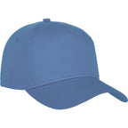 Composite Structured Ball Cap with Seamless Front Embroidery - Denim - Flat 2