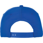 Composite Structured Ball Cap with Seamless Front Embroidery - New Royal - Back Flat