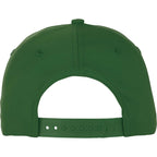 Composite Structured Ball Cap with Seamless Front Embroidery - Pine Green - Back Flat