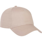 Composite Structured Ball Cap with Seamless Front Embroidery - Sandstone - Flat 2