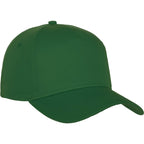 Composite Structured Ball Cap with Seamless Front Transfer - Pine Green - Flat 2