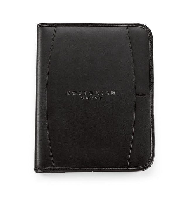 Contemporary Leather Writing Pad with Tablet Pocket