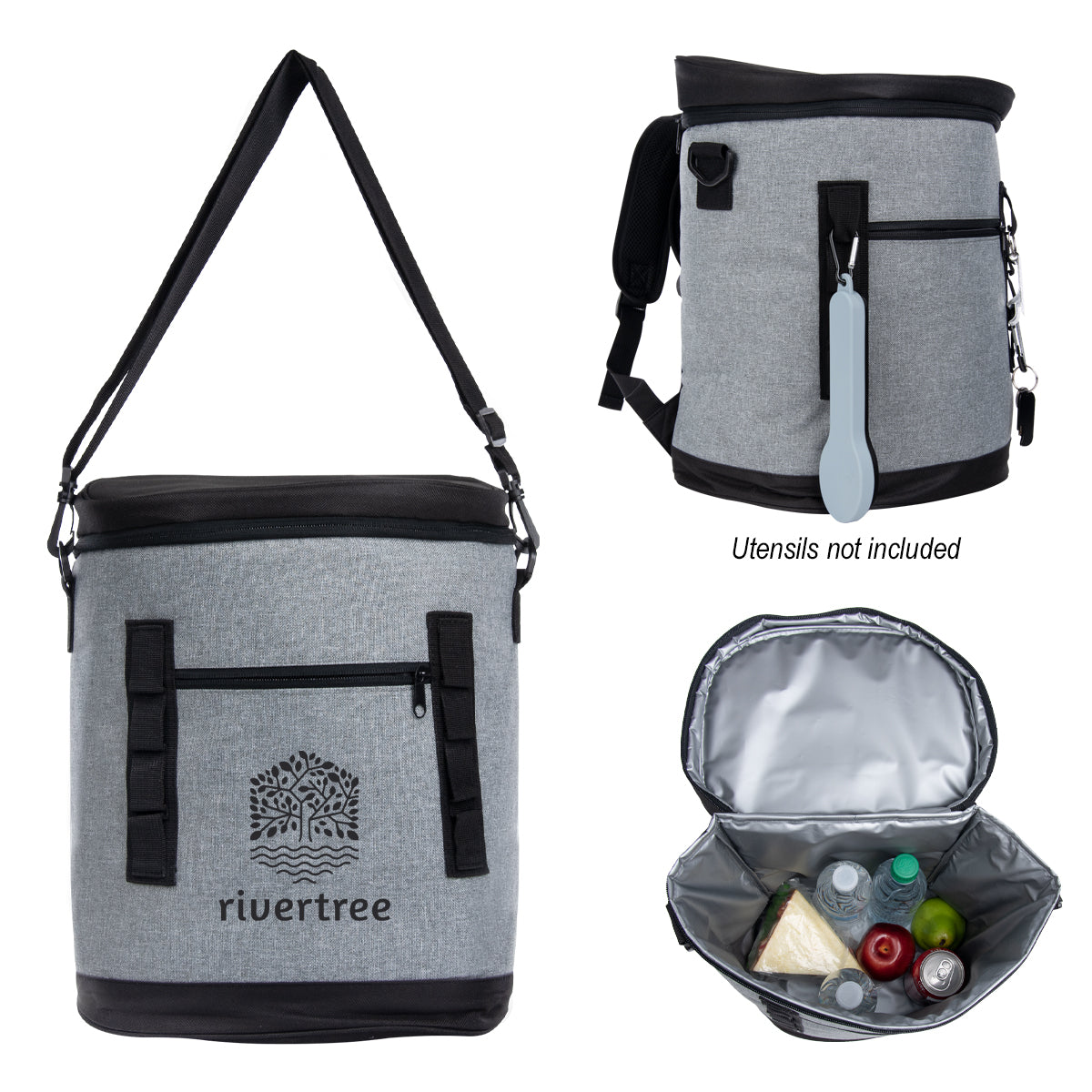 Cooler Backpack, Happy Camper - Silk Screen