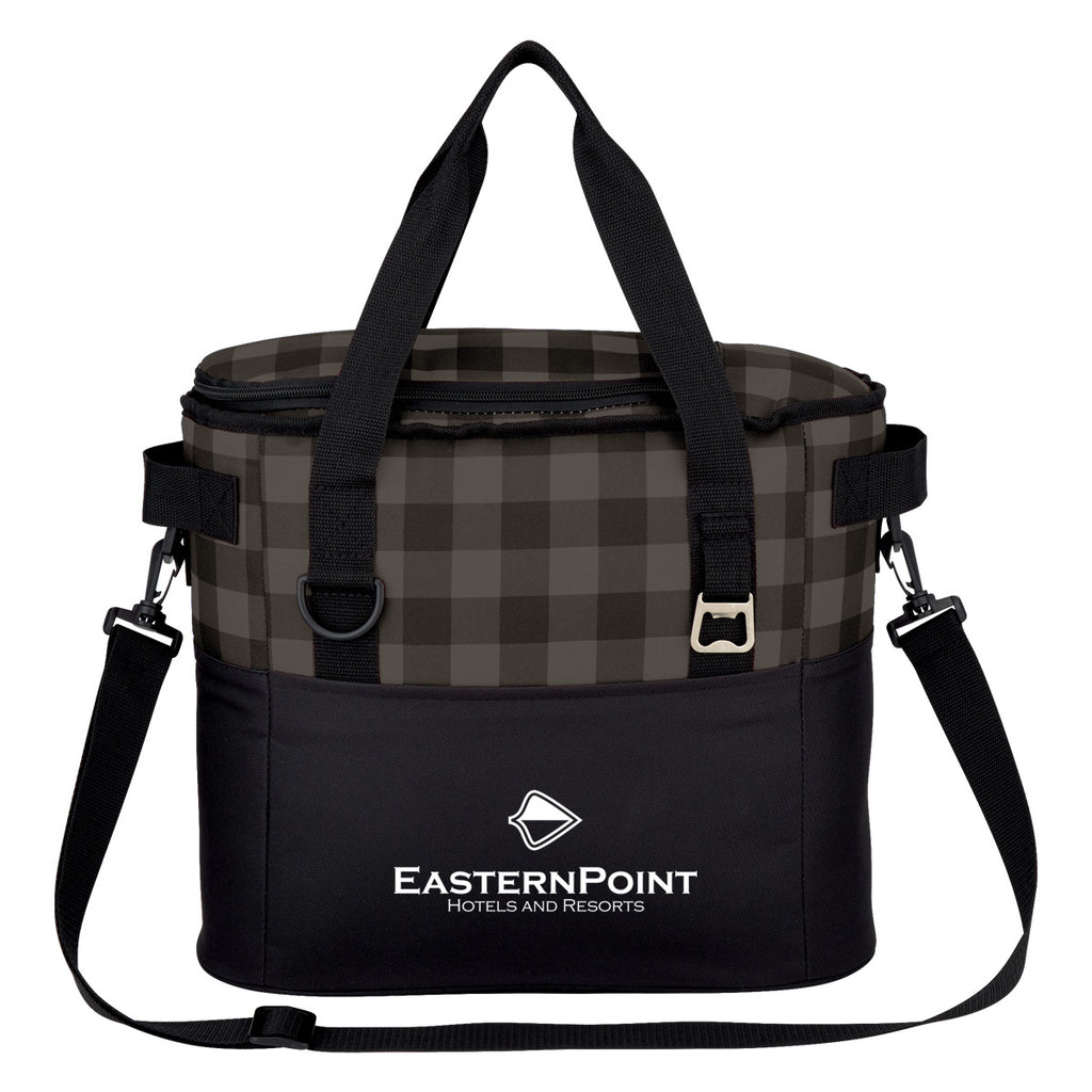 Cooler Bag, Northwoods Embroidery - Gray - Silk Screen