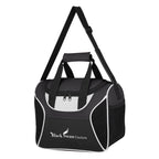 Cooler Bag with Mesh Accent - Black - Silk Screen