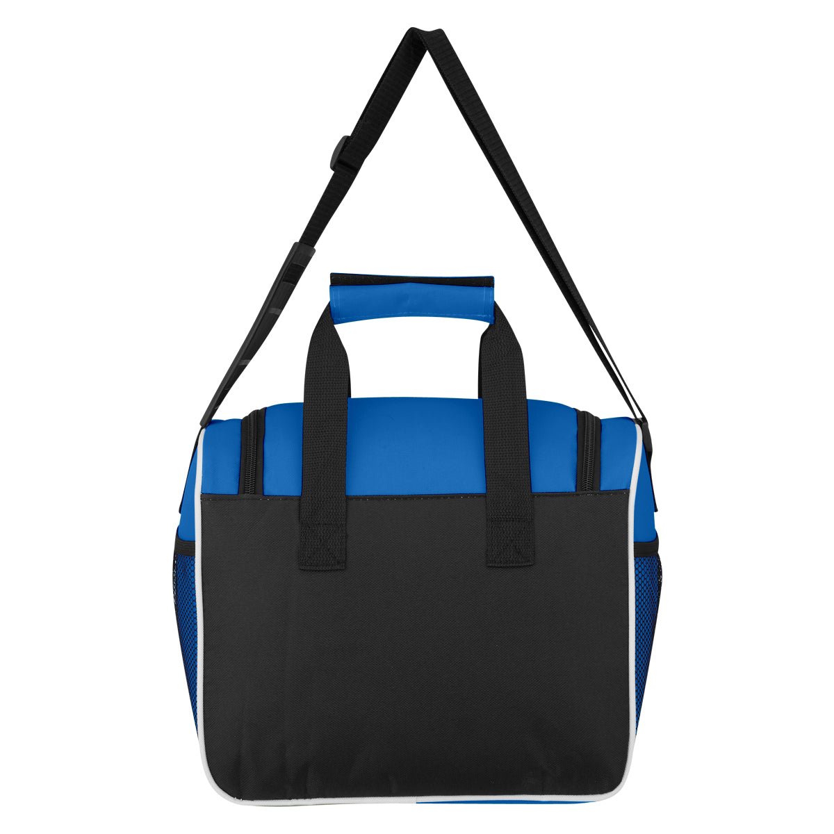 Cooler Bag with Mesh Accent - Blue - Back_Blank