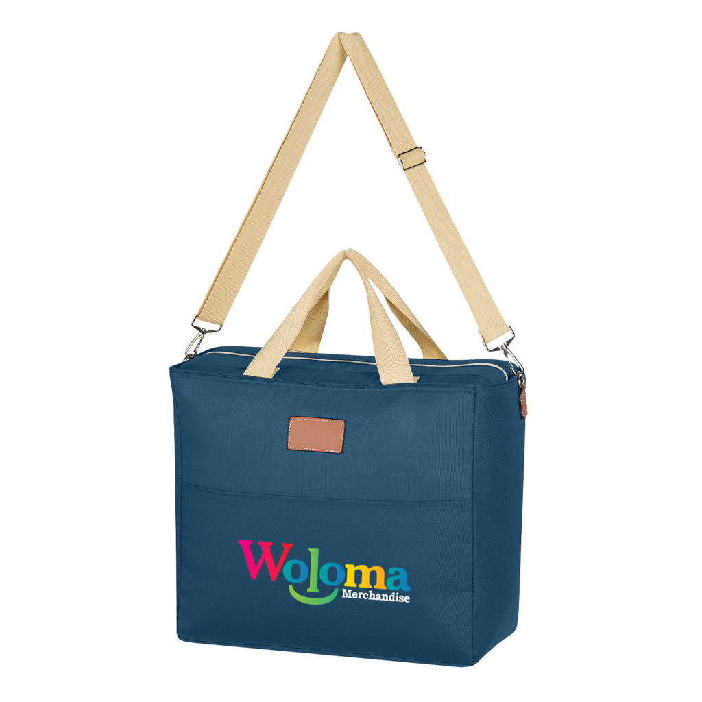 Cooler Tote Bag, Hefty - Navy - Colorbrite