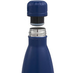 Copper Lined Vacuum Bottle, 17 oz Full Color - Navy - Detail