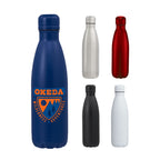 Copper Lined Vacuum Bottle, 17 oz Full Color - Navy - Front Group