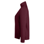 CORE365 Women's Fusion ChromaSoft™ Pique Quarter-Zip Pullover Full Color - Burgundy - Direct Side