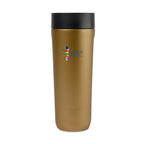 Corkcicle Commuter Cup, Spill Proof, 17 oz Laser Engraving - Gold - View 2