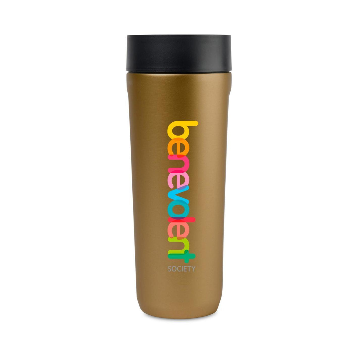 Corkcicle Commuter Cup, Spill Proof, 17 oz Laser Engraving - Gold - View 3