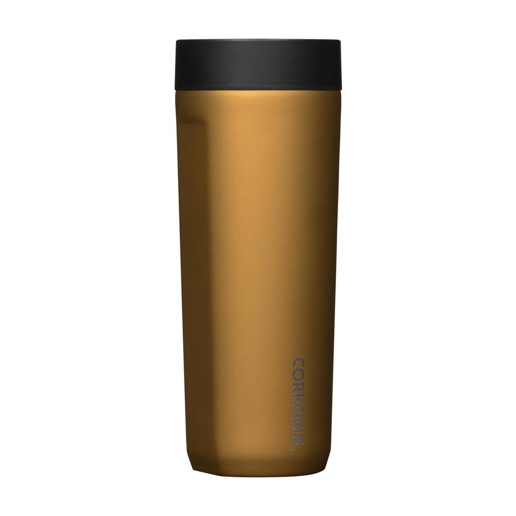 Corkcicle Commuter Cup, Spill Proof, 17 oz Laser Engraving - Gold - View 7