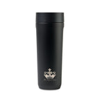 Corkcicle Commuter Cup, Spill Proof, 17 oz Laser Engraving - Matte Black - View 1
