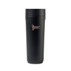 Corkcicle Commuter Cup, Spill Proof, 17 oz Laser Engraving - Matte Black - View 2