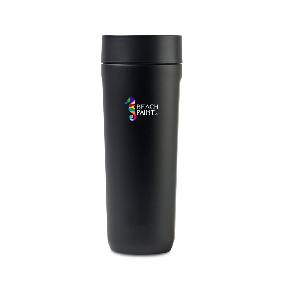 Corkcicle Commuter Cup, Spill Proof, 17 oz Laser Engraving - Matte Black - View 2