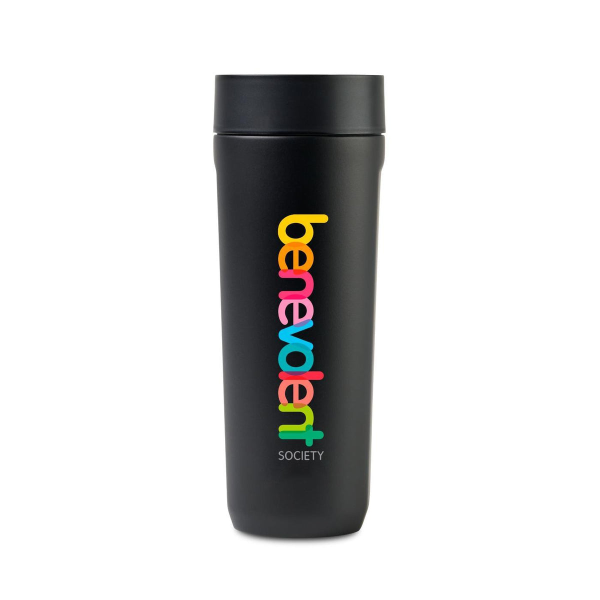 Corkcicle Commuter Cup, Spill Proof, 17 oz Laser Engraving - Matte Black - View 3