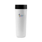 Corkcicle Commuter Cup, Spill Proof, 17 oz Laser Engraving - White - View 2