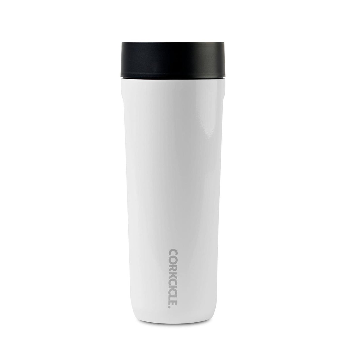 Corkcicle Commuter Cup, Spill Proof, 17 oz Laser Engraving - White - View 4
