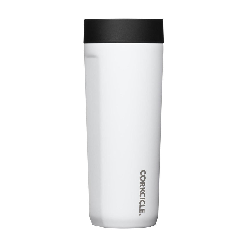 Corkcicle Commuter Cup, Spill Proof, 17 oz Laser Engraving - White - View 5