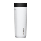Corkcicle Commuter Cup, Spill Proof, 17 oz Laser Engraving - White - View 5