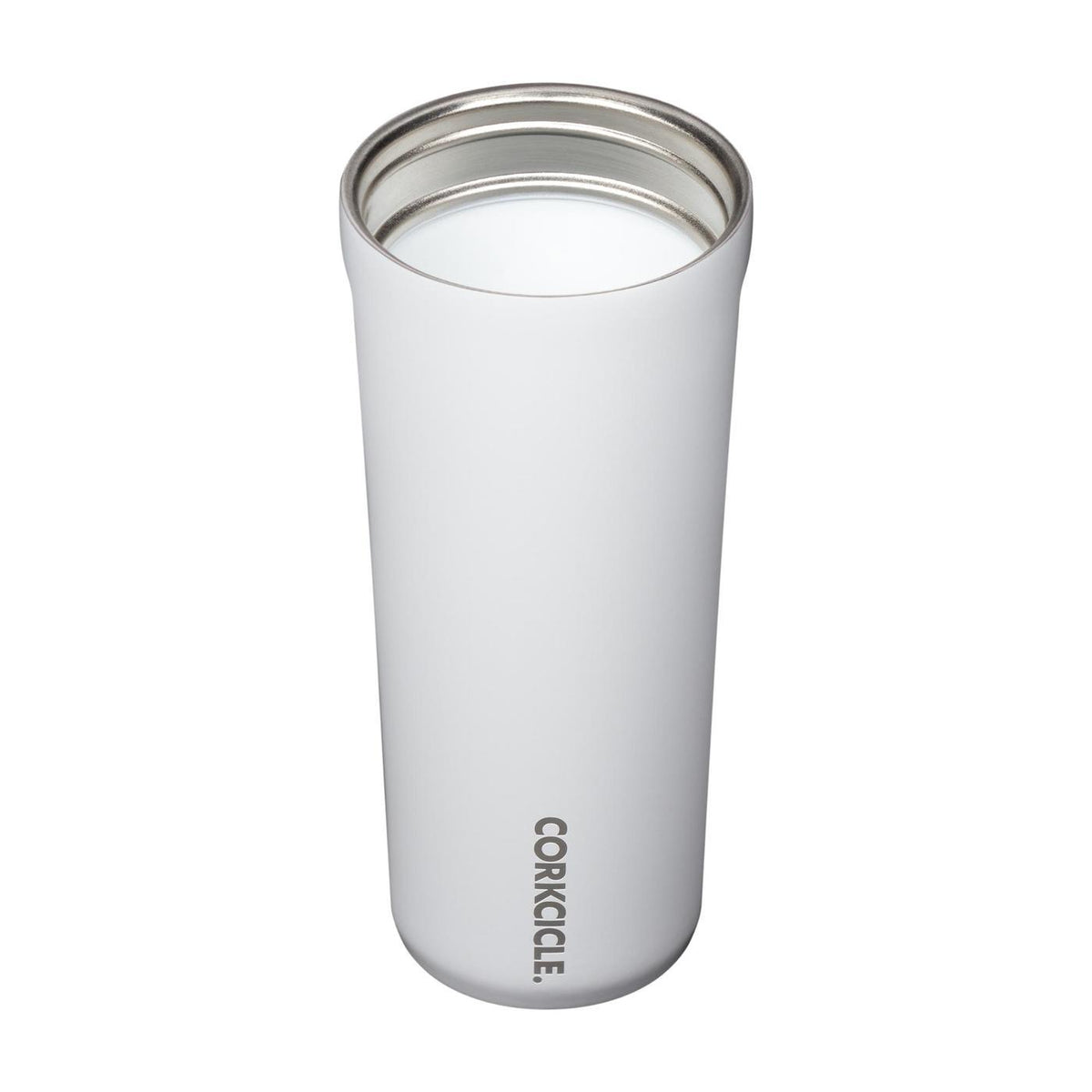 Corkcicle Commuter Cup, Spill Proof, 17 oz Laser Engraving - White - View 8