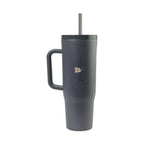 Corkcicle Cruiser Tumbler with Handle, 40 oz Laser Engraving - Dark Grey - View 1
