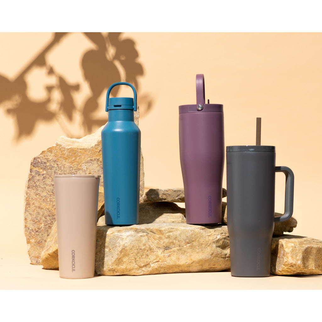 Corkcicle Cruiser Tumbler with Handle, 40 oz Laser Engraving - Desert - View 3